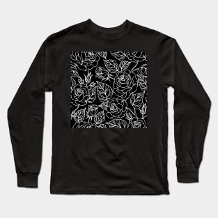 Minimalist Roses Long Sleeve T-Shirt